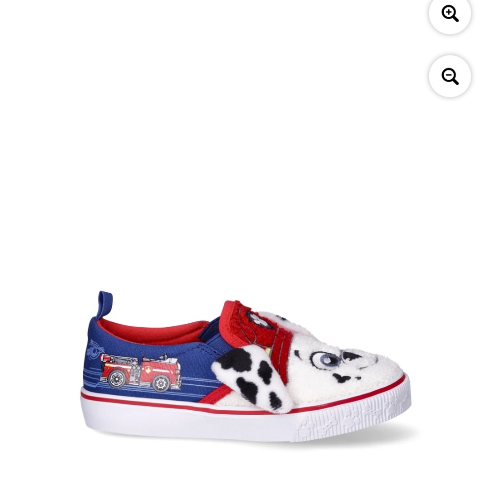 Paw Patrol Toddler Unisex Fuzzy Canvas Slip On Sneakers Shoes Size 10T NWT - Picture 3 of 9